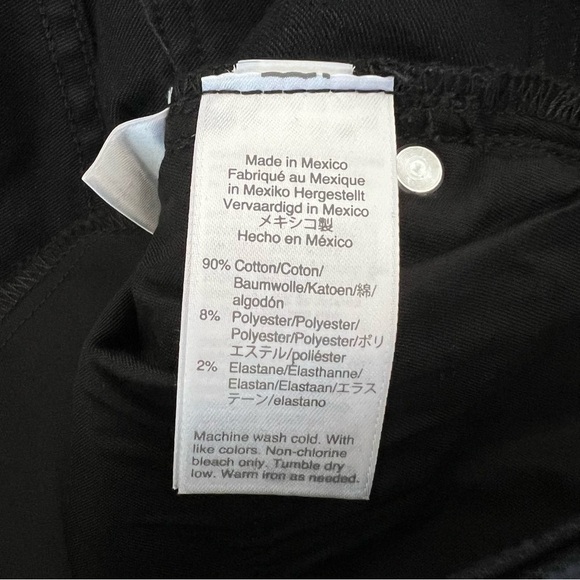 J. Crew Curvy Toothpick Jeans Stretch Ankle Length High Rise Black Size 37 - Picture 11 of 11